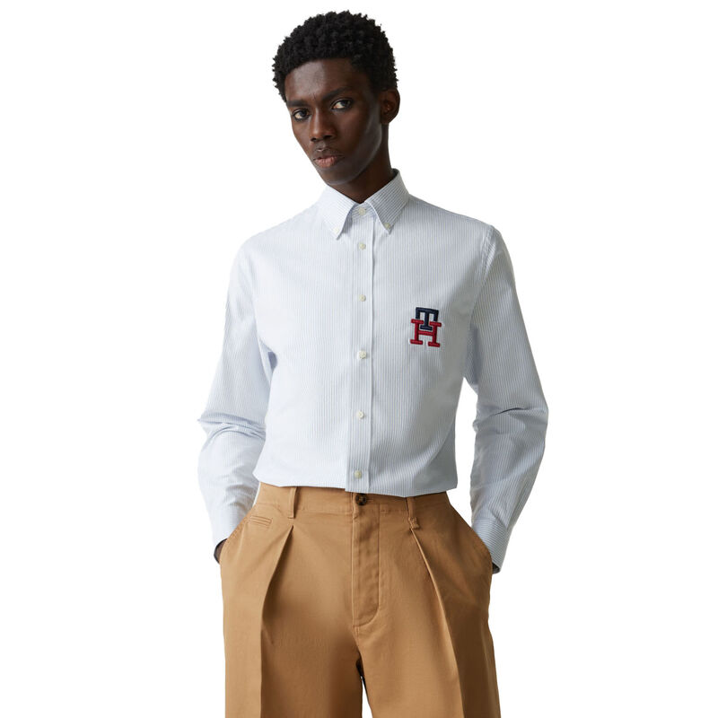 Tommy Hilfiger Monogram Stripe Oxford Regular Fit Shirt image number 0